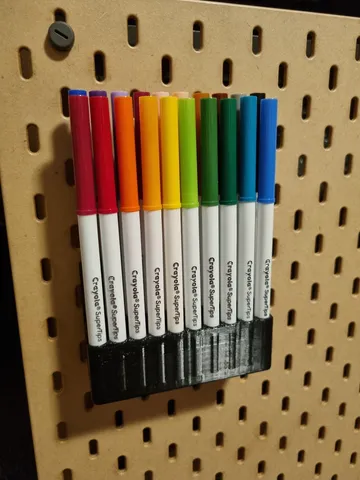 IKEA SKÅDIS Crayola Supertips Holder - Universal Hook