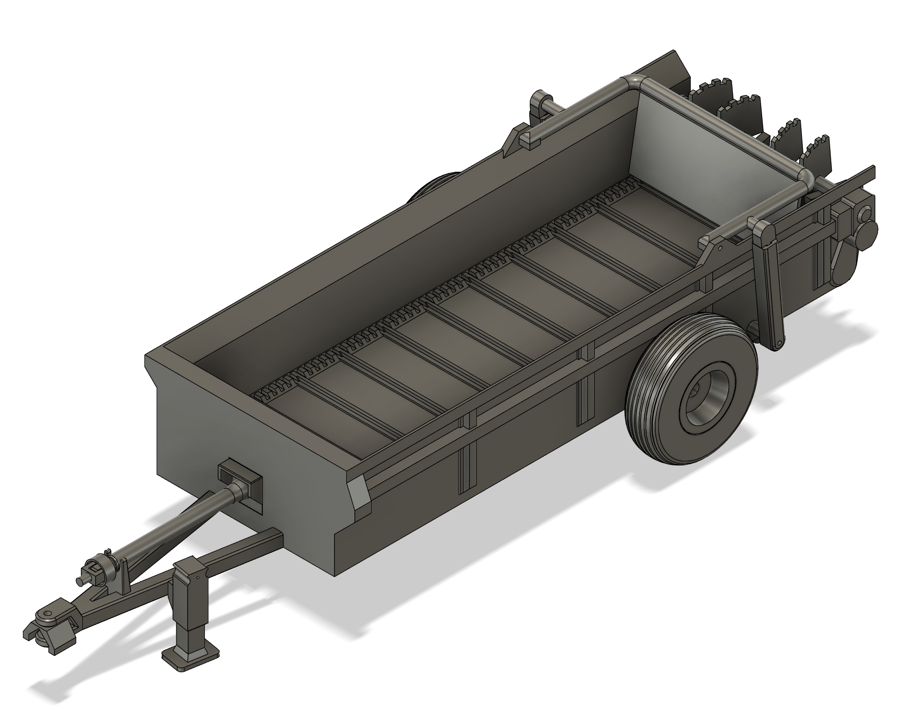 New Idea Manure Spreader - 1:16th Scale