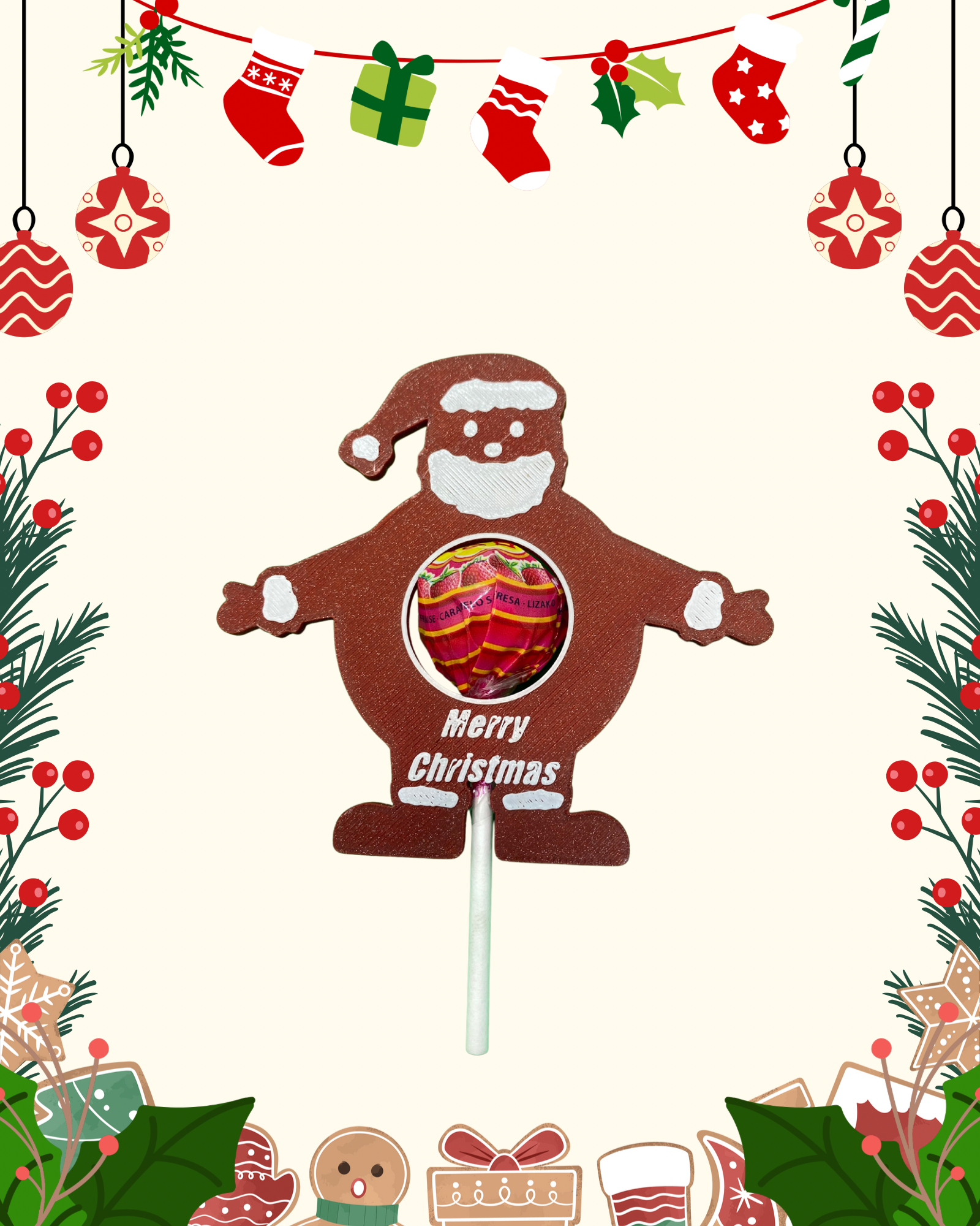 Santa Claus lollypops