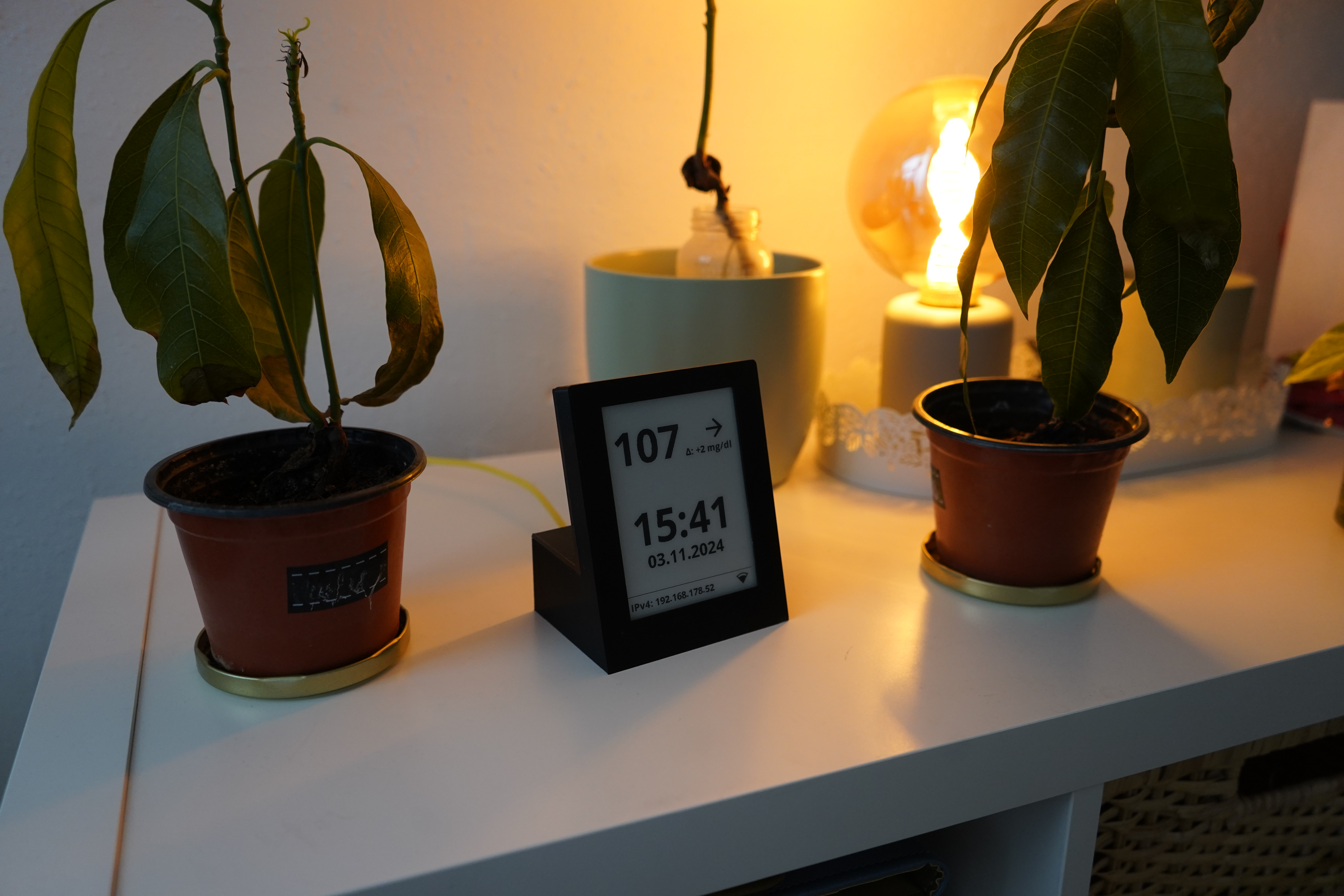 Nightscout blood glucose Waveshare 4,2" E-Ink Display