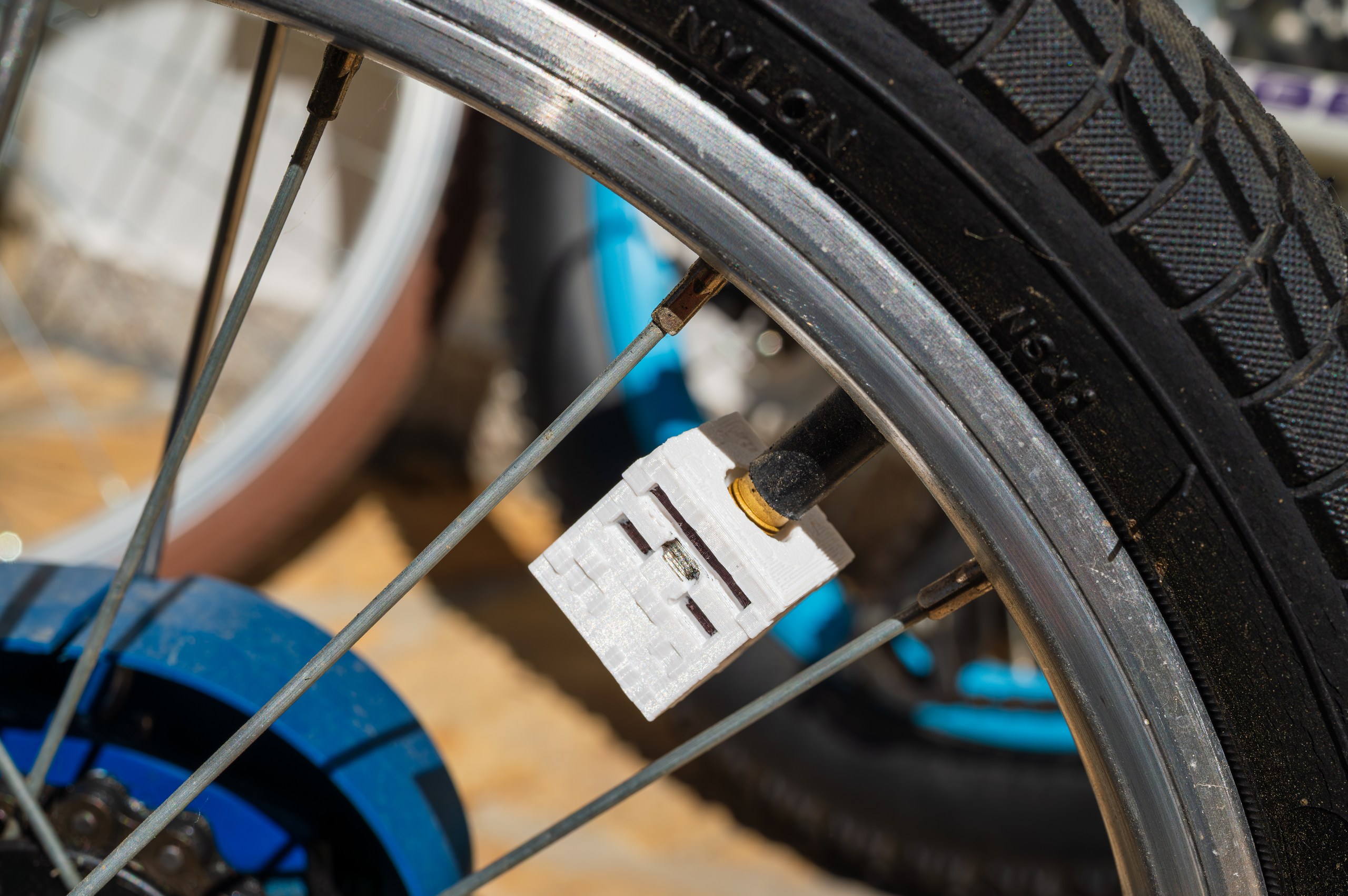 Minecraft Skeleton Bike Valve Cap
