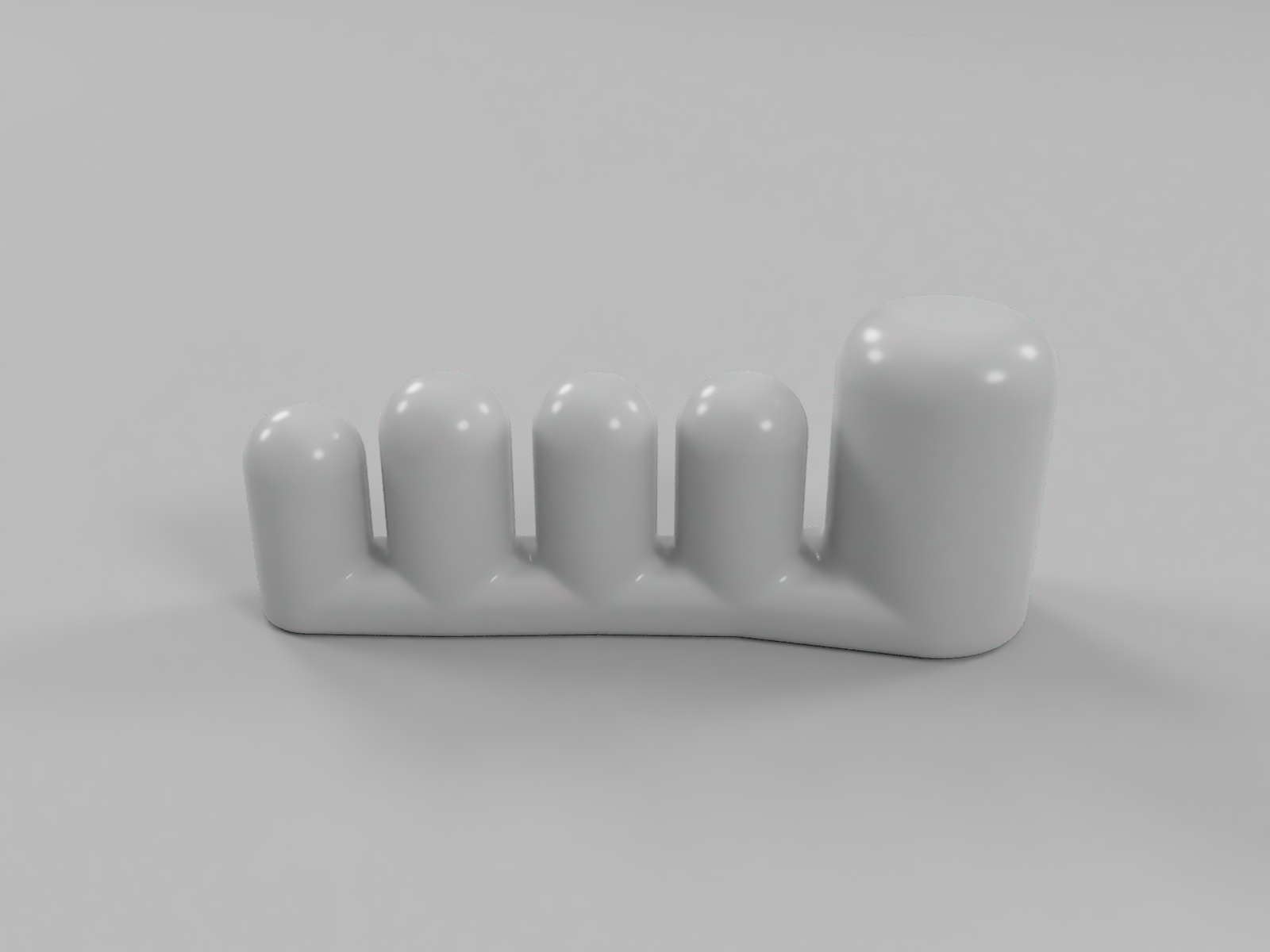 Toe sock stretcher