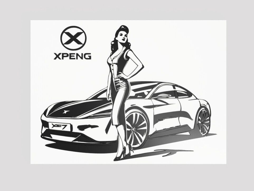 Xpeng P7 Duvar Dekorasyonu (Sadece Plastik Aparattır!!!)