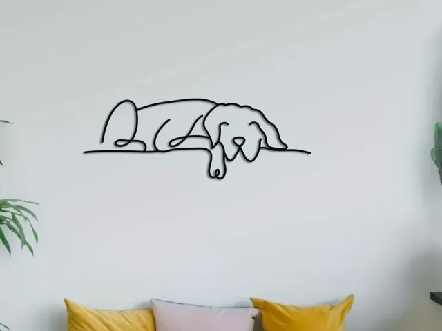 Wall Art - Laying Dog