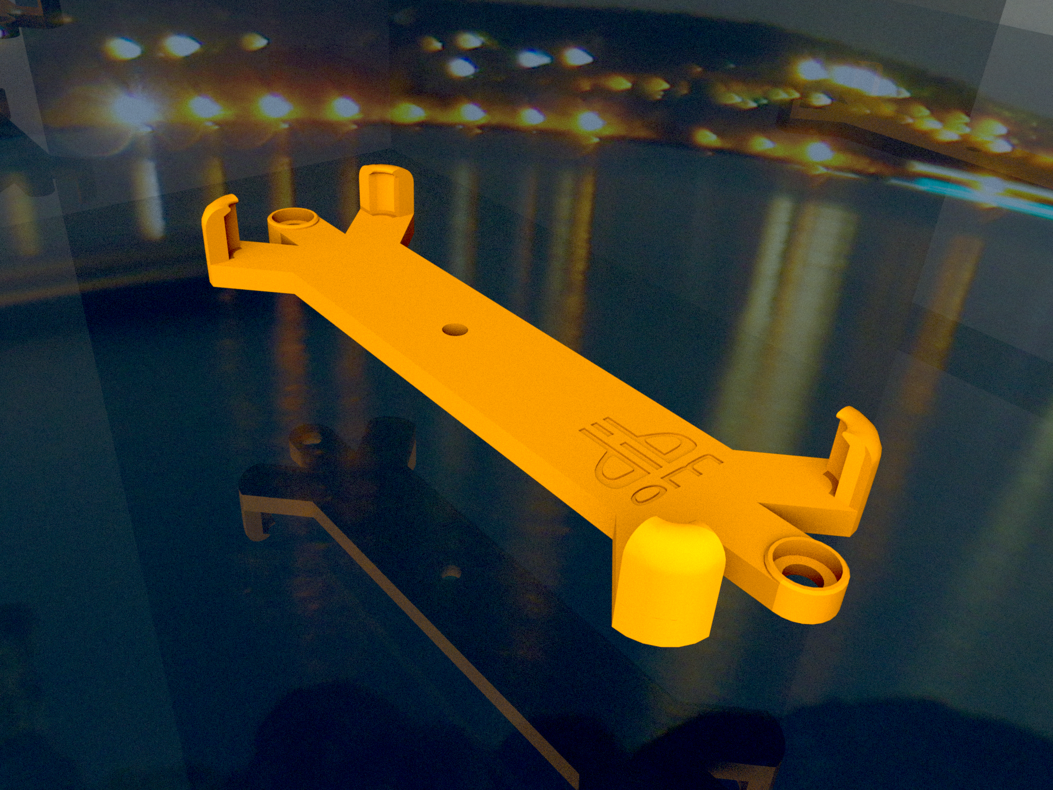 Holder for Sommer doors hand transmitter (FreeCAD)