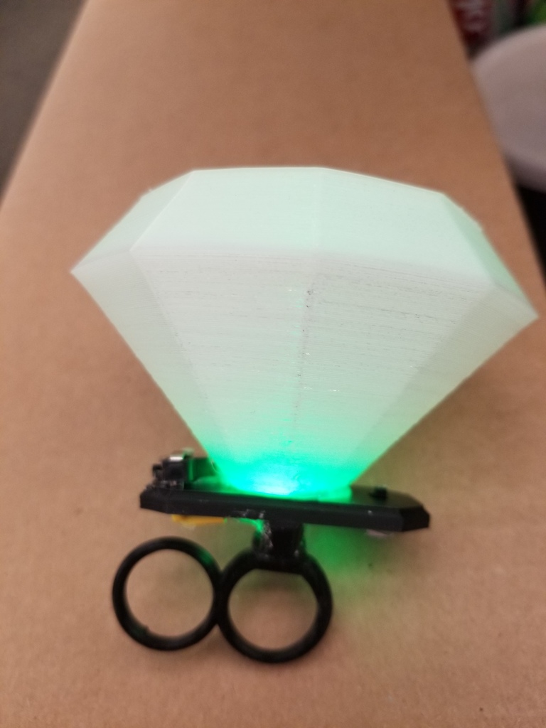 Miniatura 12 do modelo 3D Giant Diamond Ring