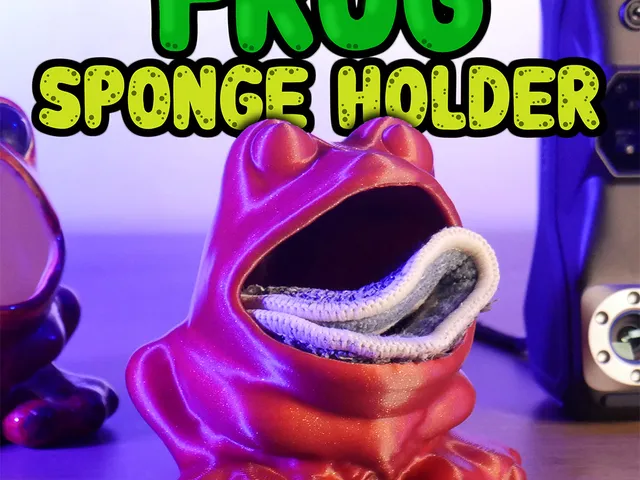 FROG Sponge Holder (Easy Print - No Support)
