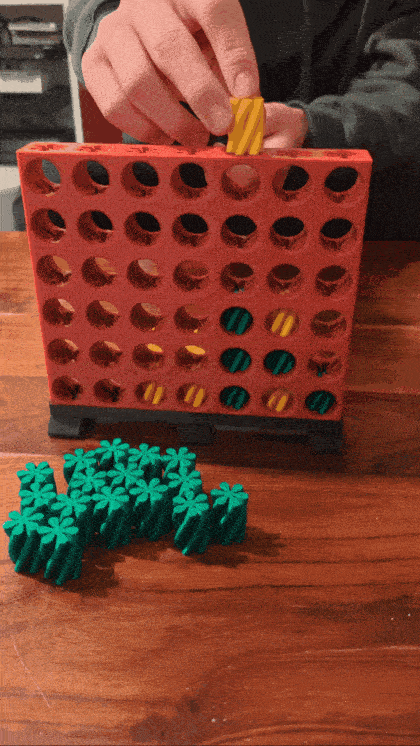 3D Spiral Connect Four game - Jeu de puissance 4 spirale en 3D