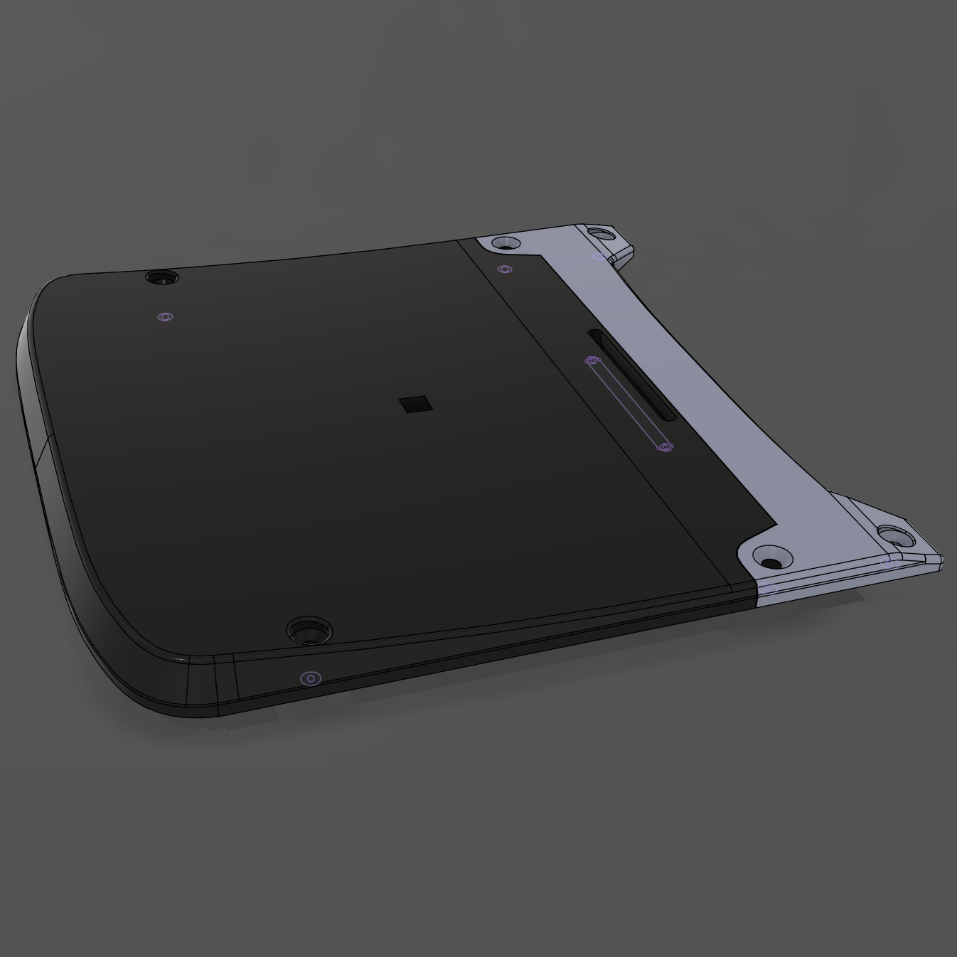 Funwheel Status Bar Cutout Placement For Footpads