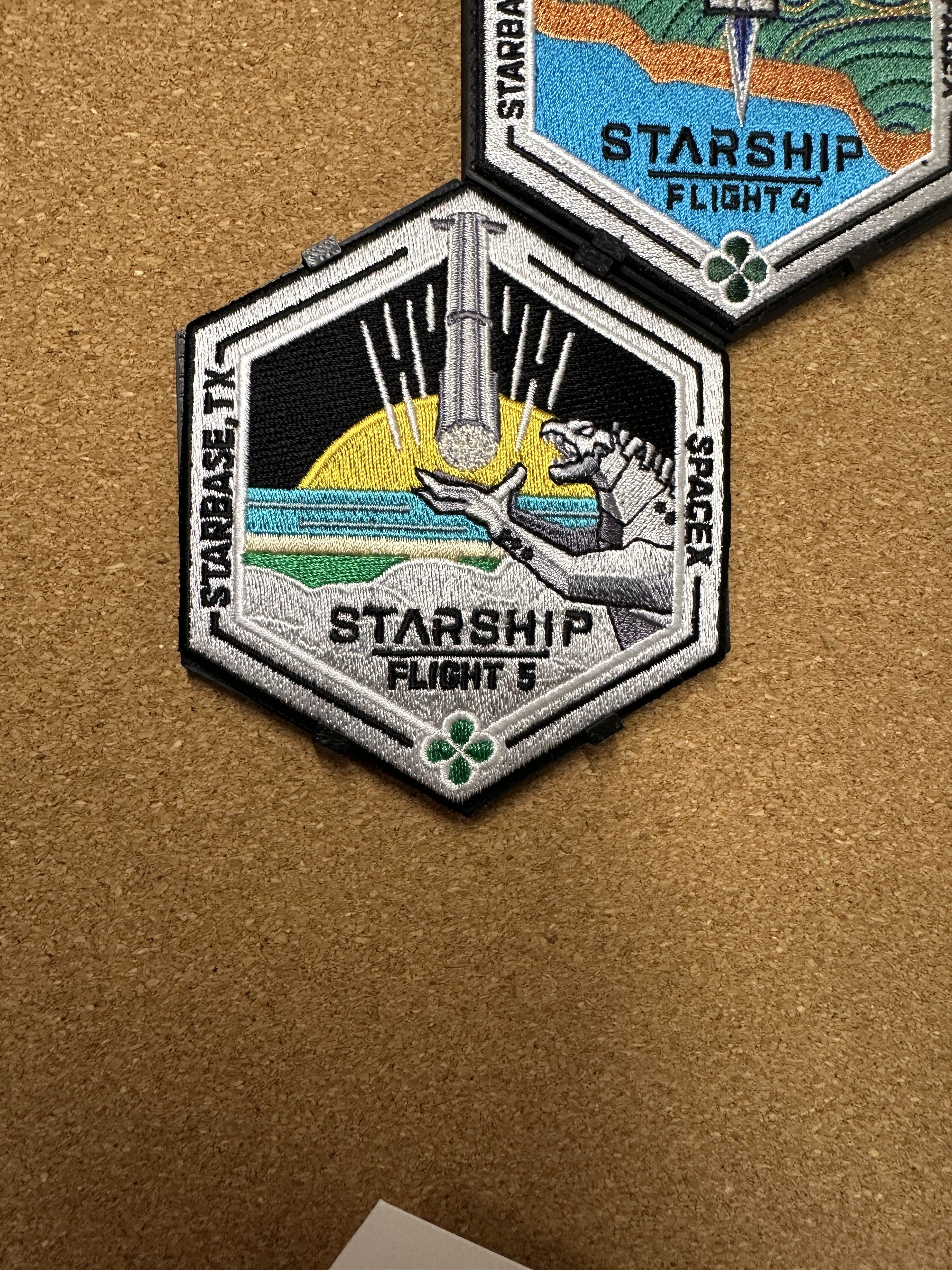 SpaceX Starship Mission Patch Mount