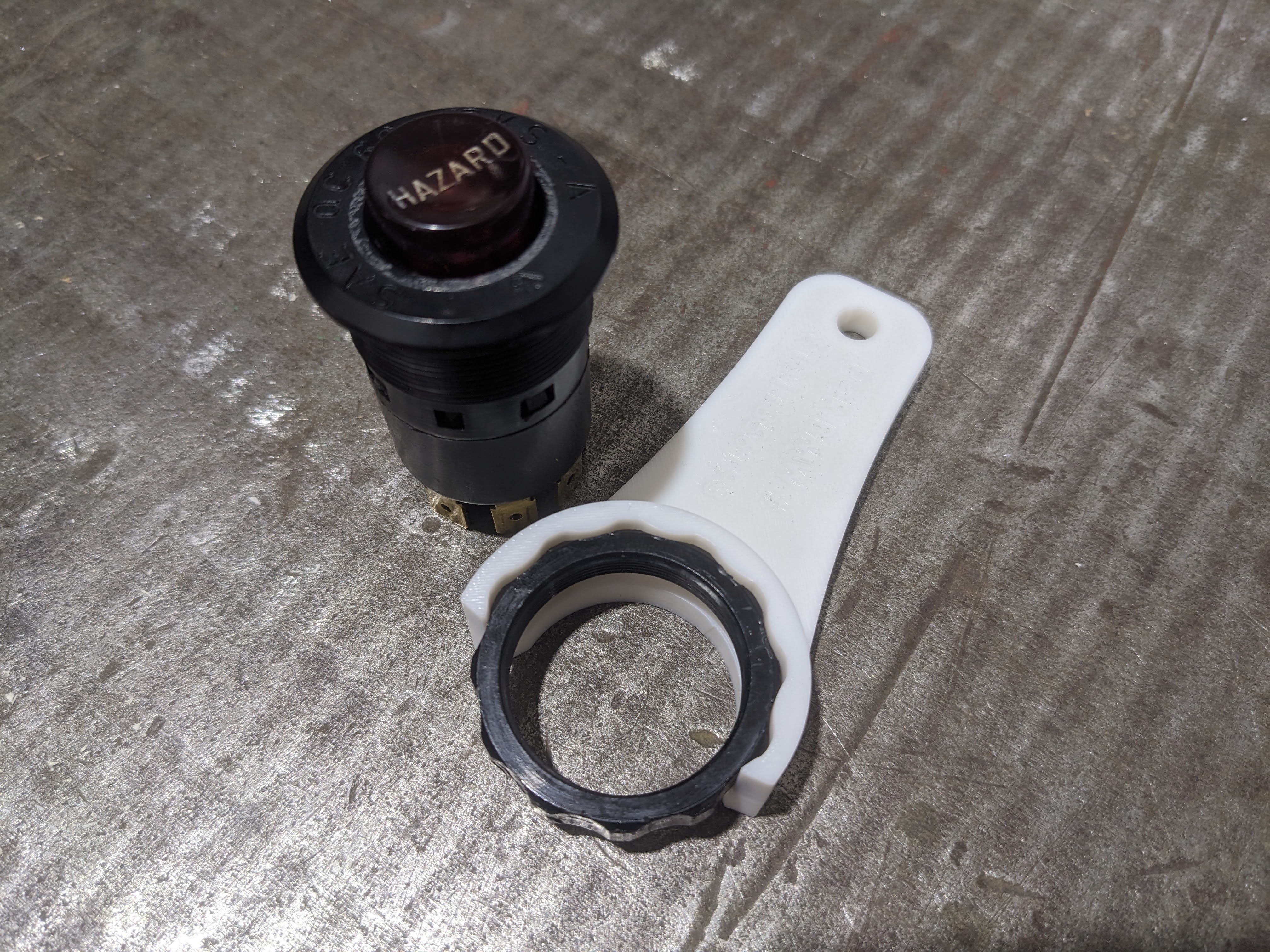 BMW 2002 E9 E3 Hazard Switch Nut Wrench - 61311356193