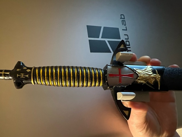 Miniatura 2 do modelo 3D small dagger wall mount