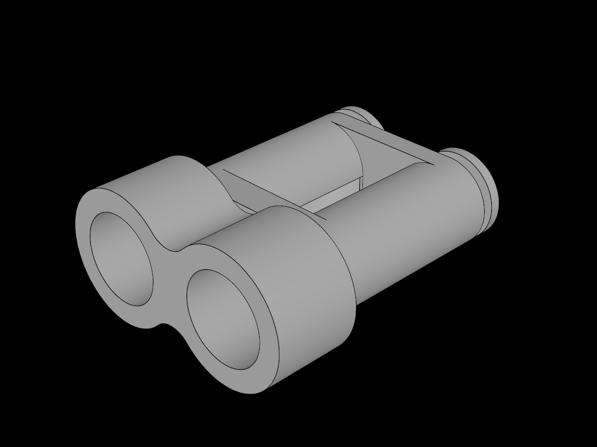Lego Compatible (30162.dat) Minifig Binoculars with Round Eyepiece