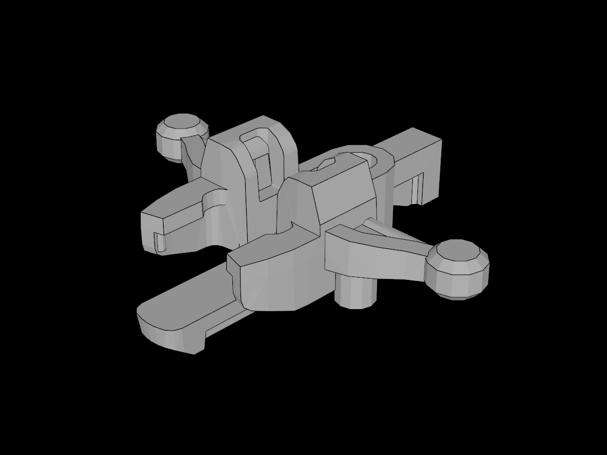 Lego Compatible (20105.dat) Minifig Weapon Crossbow with Mini Blaster / Shooter