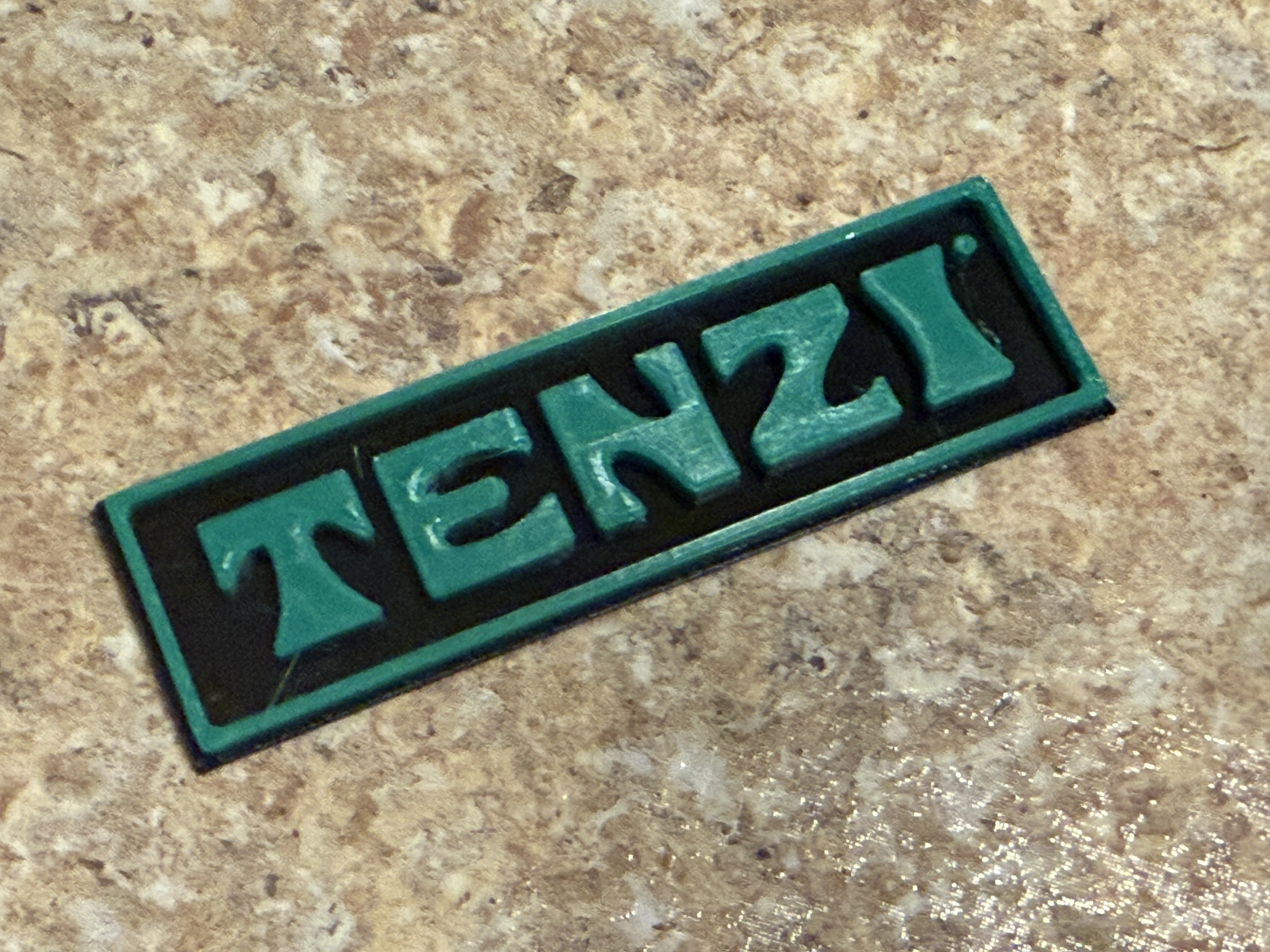 Tenzi Organizer Box Nameplate