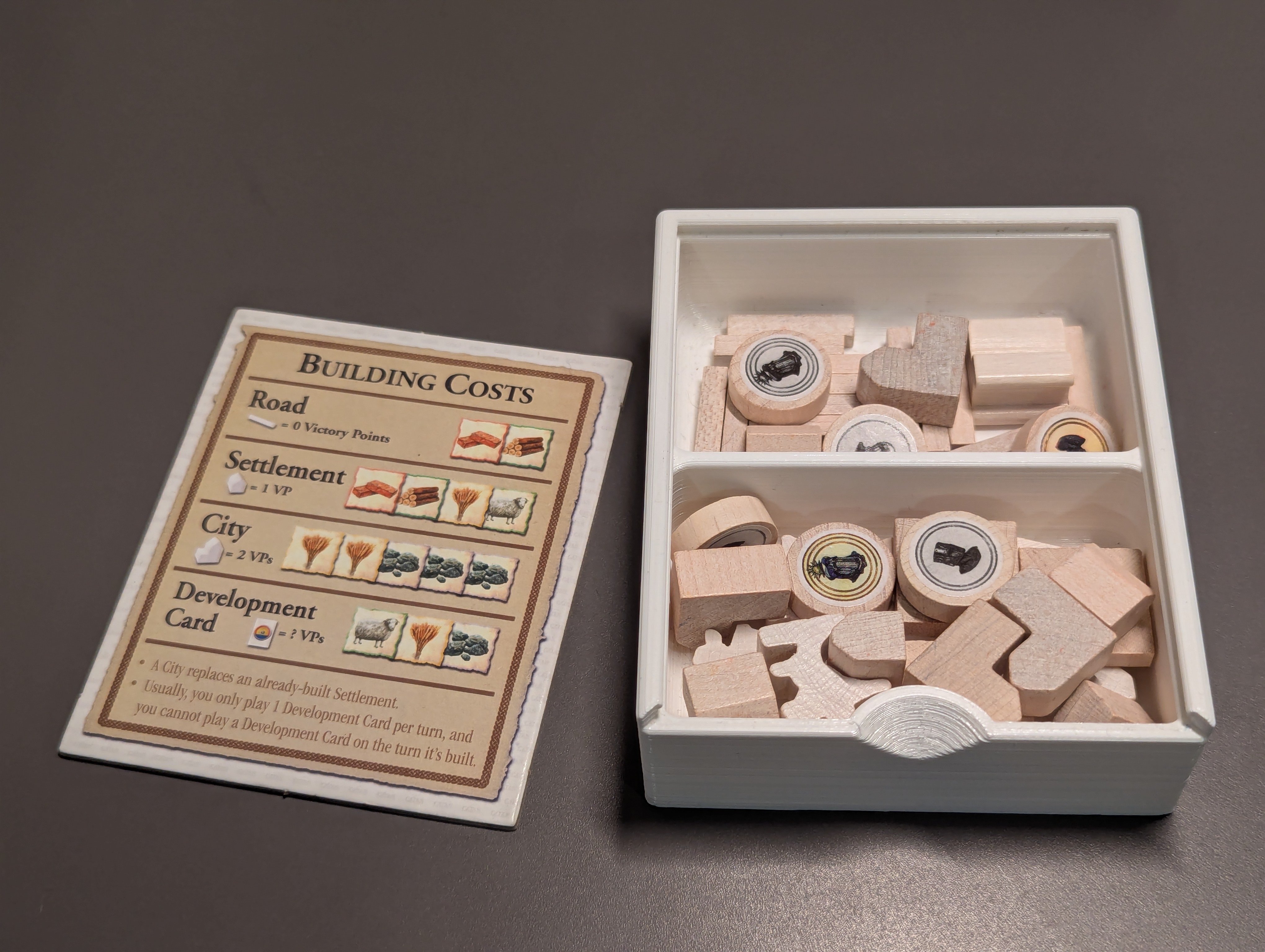 Catan Pieces Box