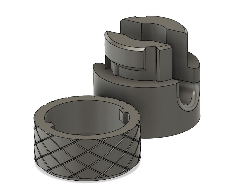 6 mm wire wall mount, no threads