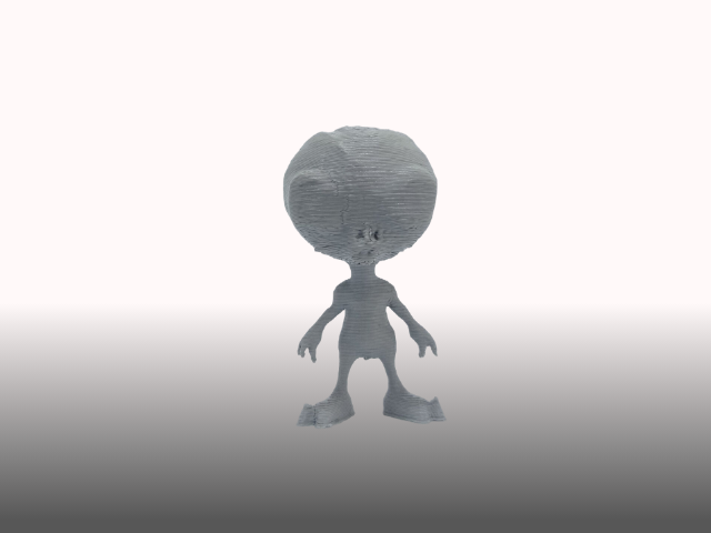 Miniatura 3 do modelo 3D mini alien II