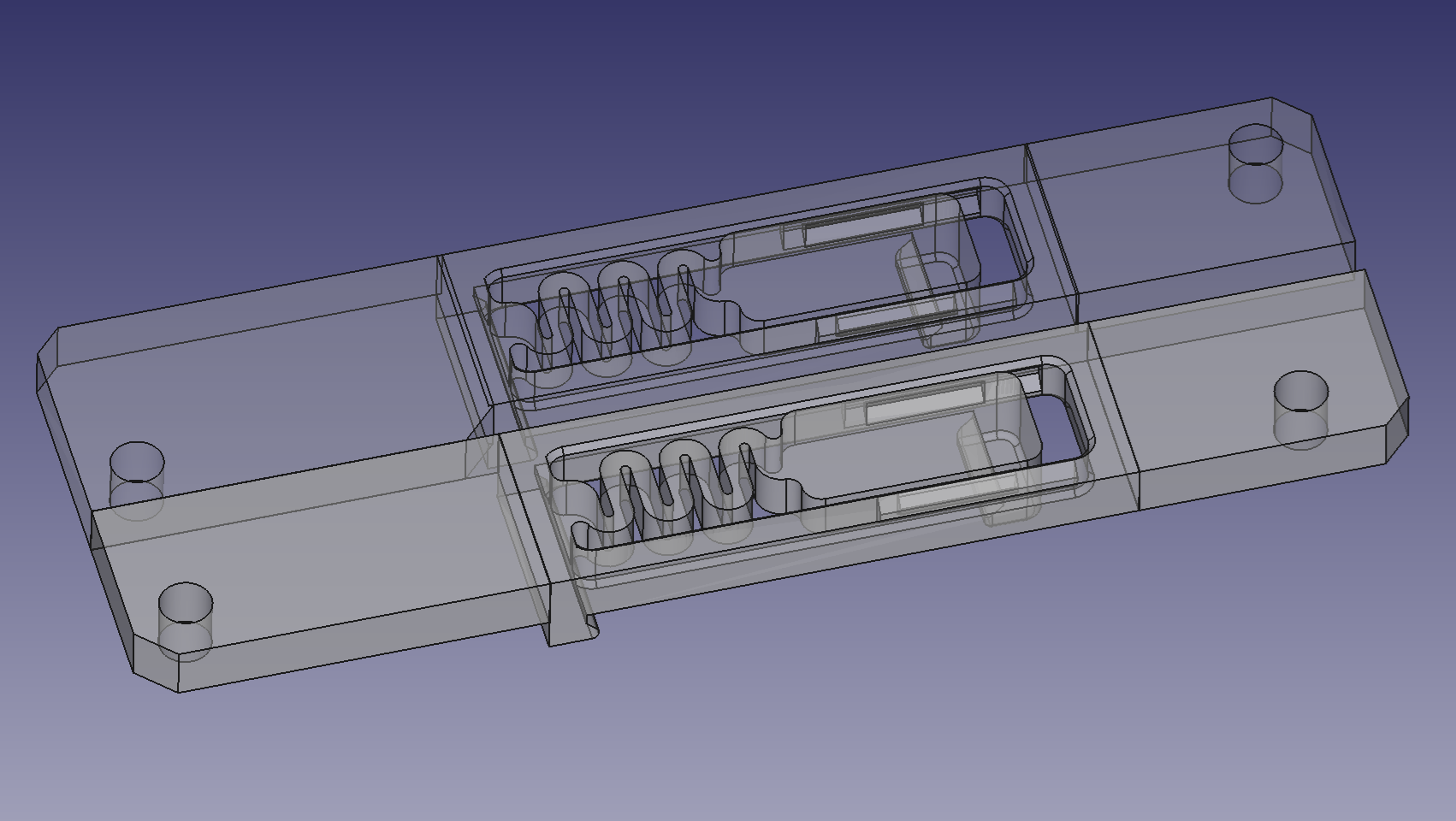 BTT Manta M8P v2.0 low height dinrail mount for M3 inserts