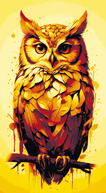 Realistic Owl - HueForge