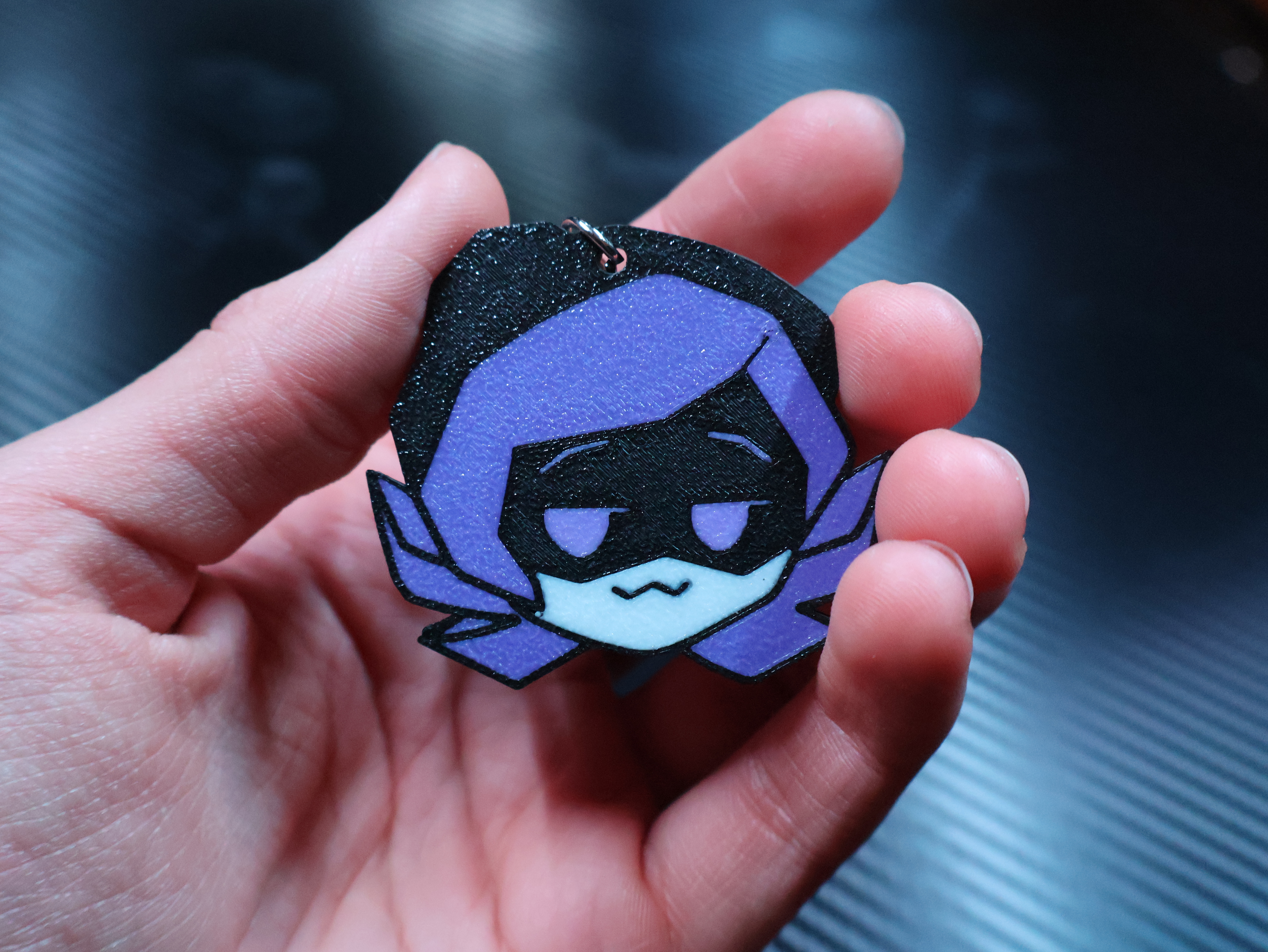 Uzi Keychain Murder Drones Glitch Pin — thumbnail 4