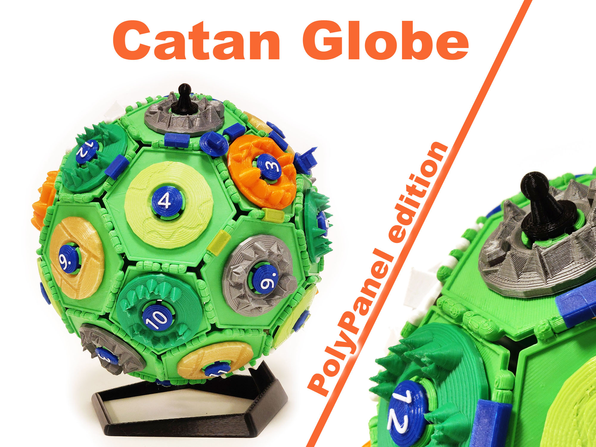 Settlers of Catan - Globe Edition - PolyPanel