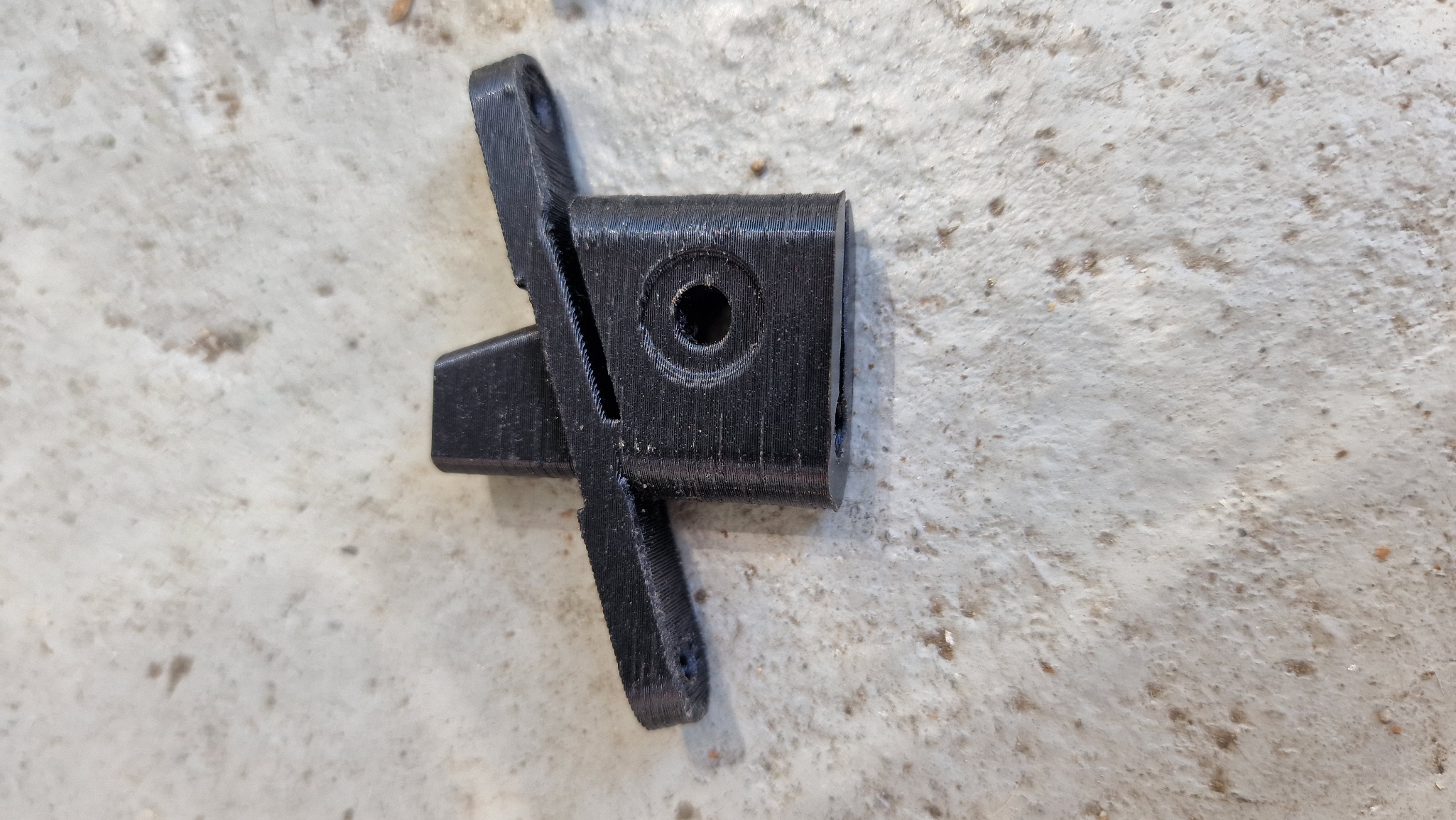 Hinge of the revolving window. Fiat 126