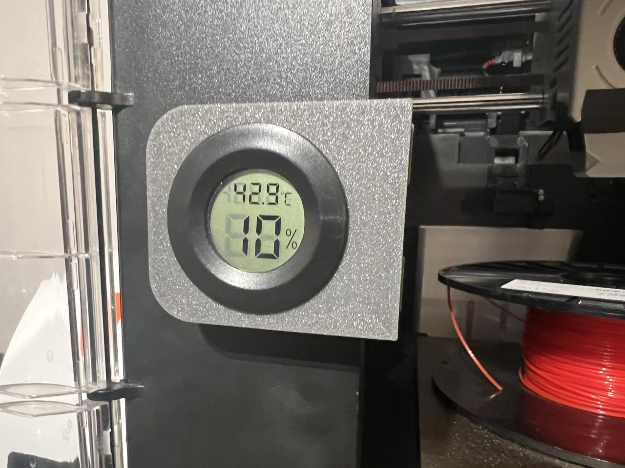 Qidi Q1 Pro external temperature and humidity sensor holder