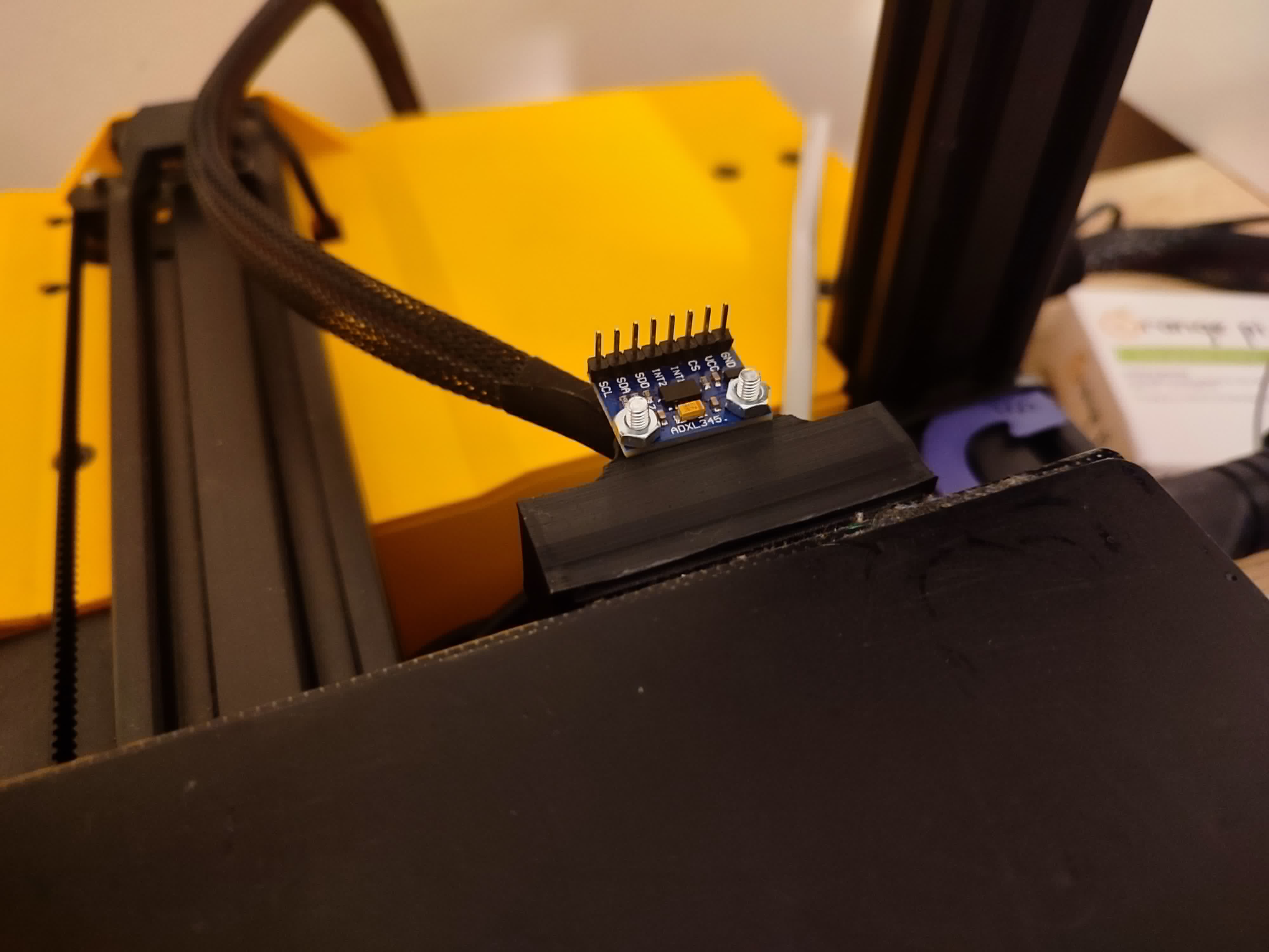 ADXL345 mount for Artillery Hornet (bed/hotbed)