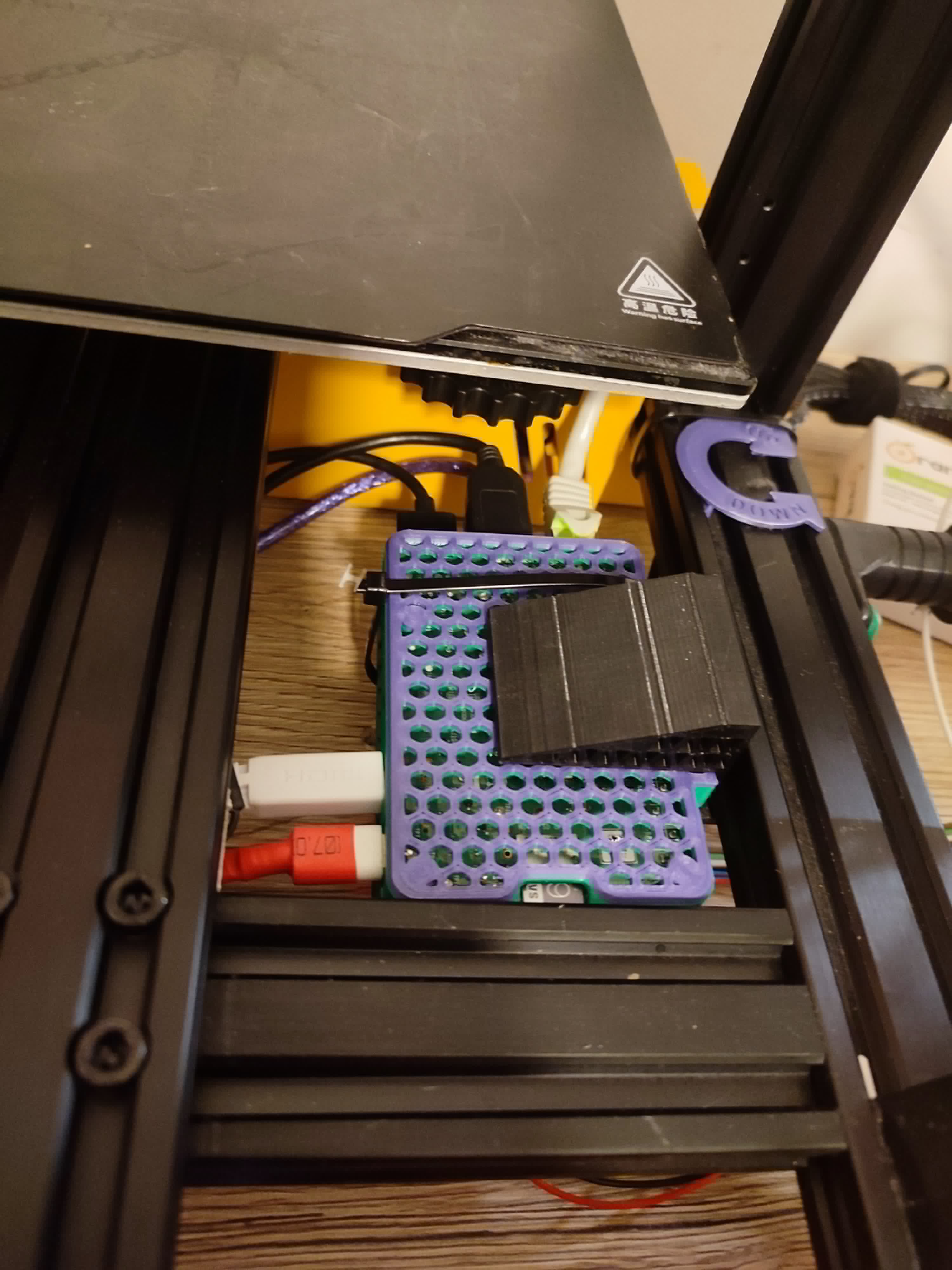 Raspberry Pi 4b mount for Artillery Hornet