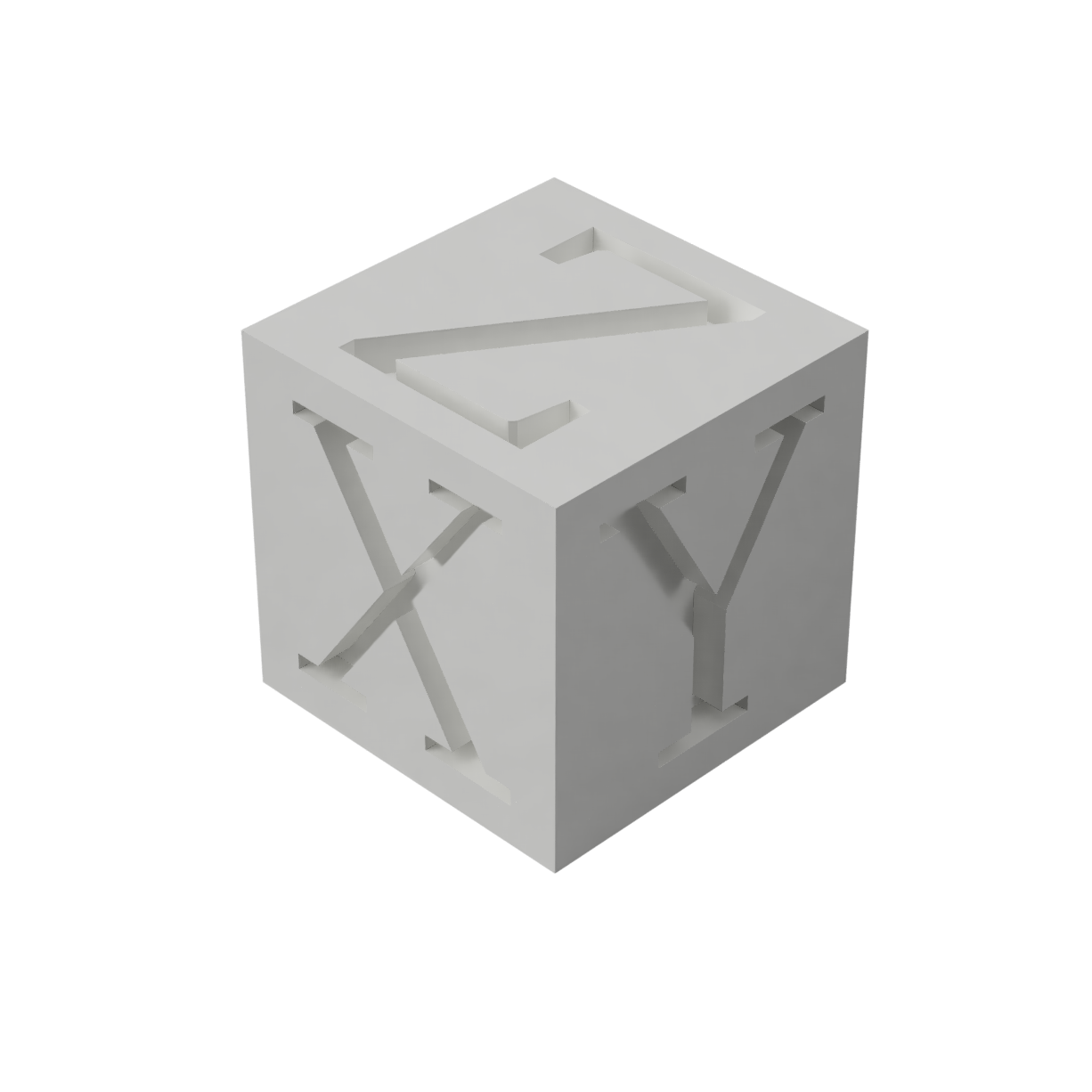 Cube Calibration XYZ 20mm per side