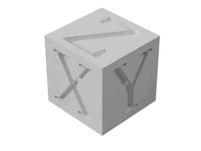 Cube Calibration XYZ 20mm per side