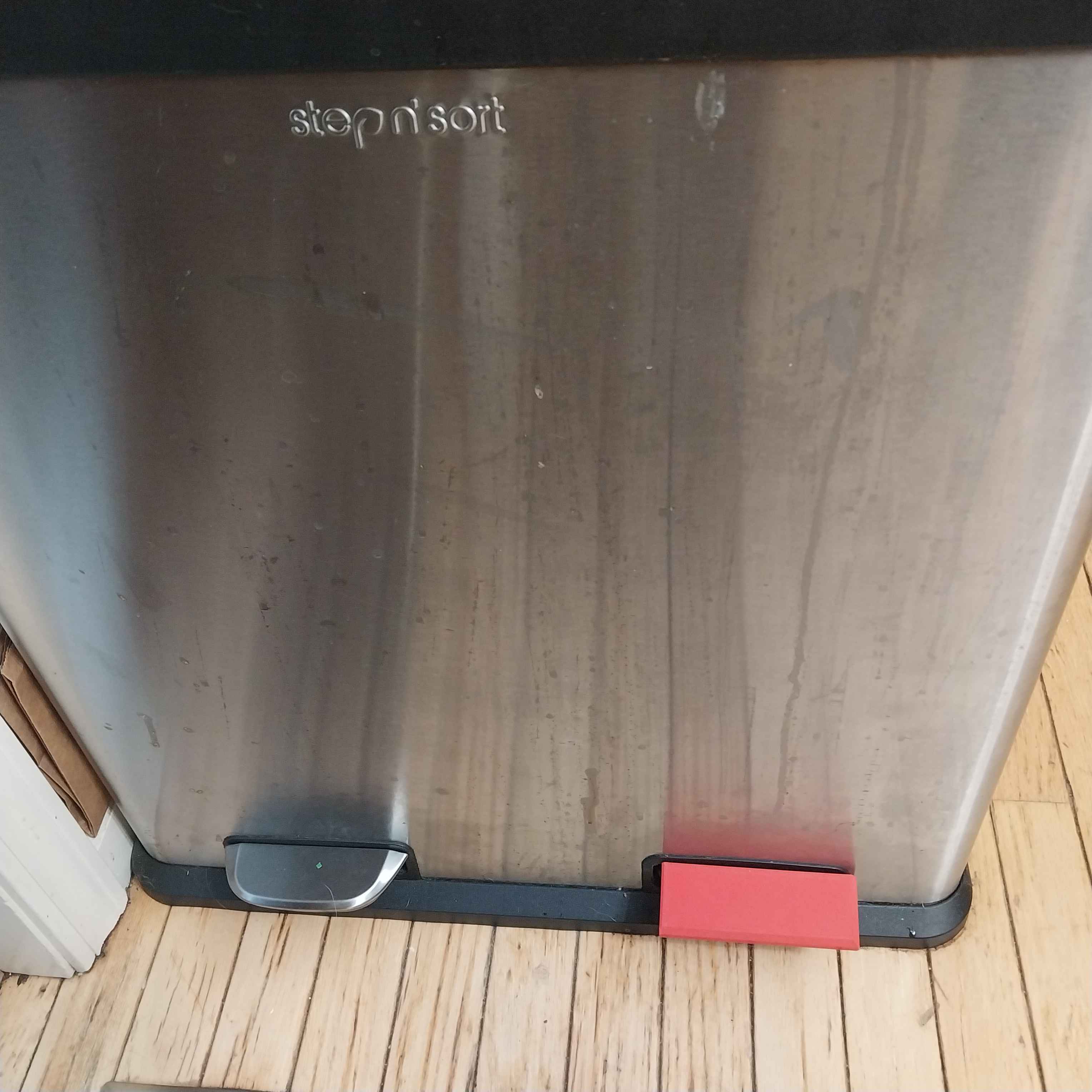 Trash Pedal for "Stop n' Sort" side by side trash and recycles bin.