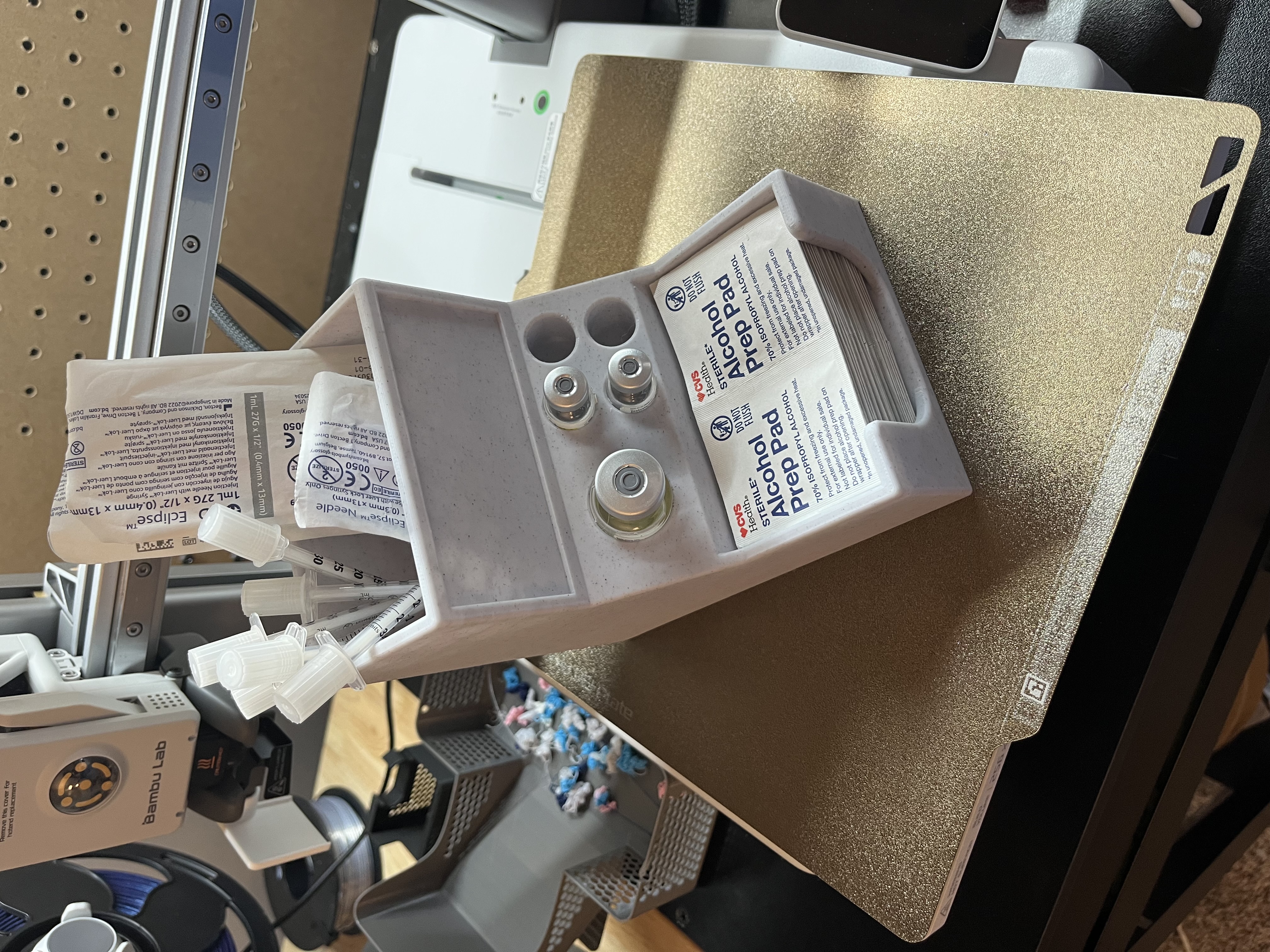 Vial Caddy w/Swab storage