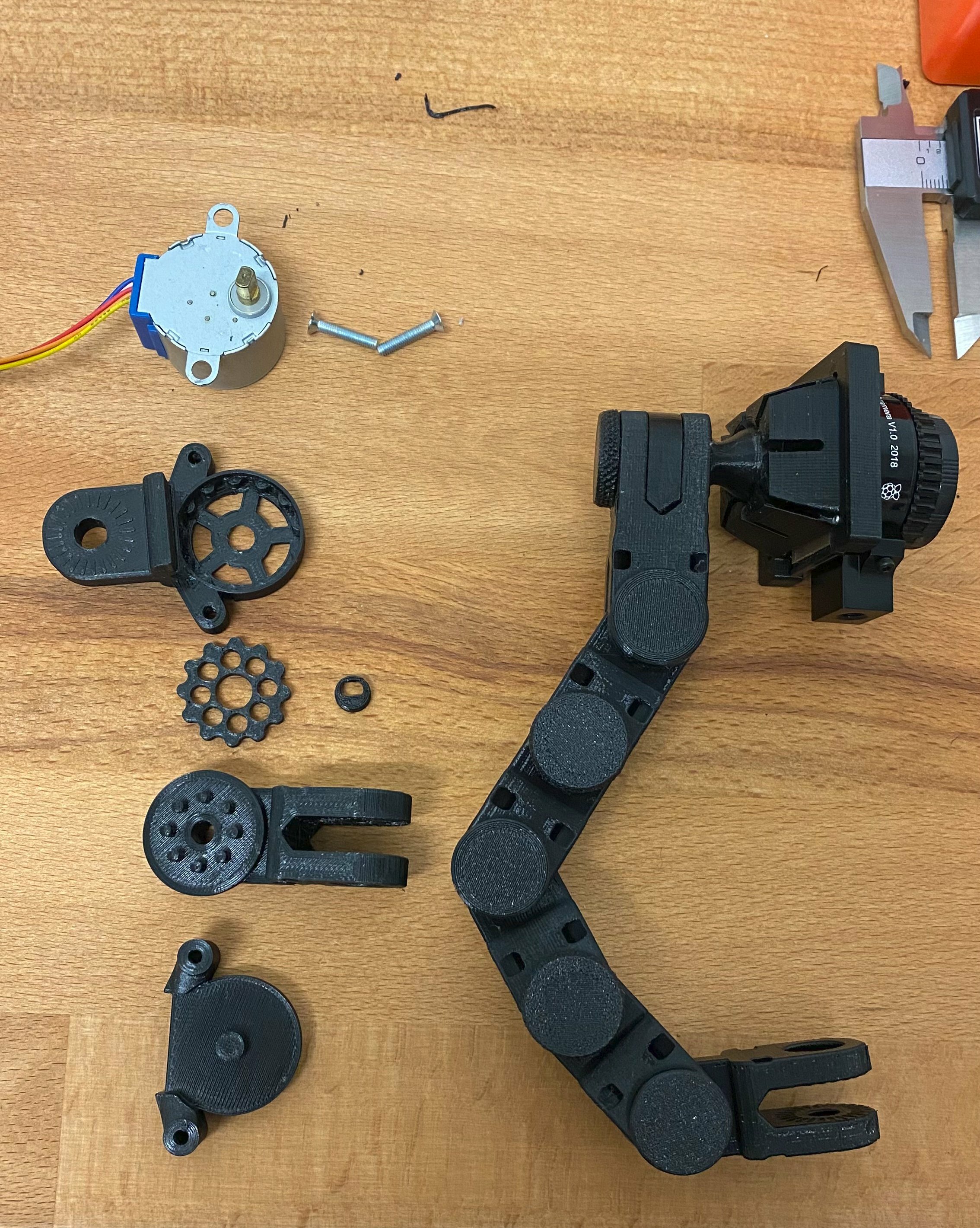 Cycloidal gear joint for bipolar stepper