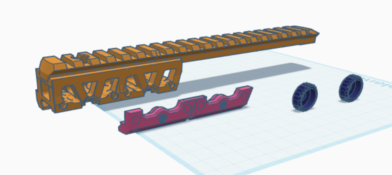 Extended Picatinny riser