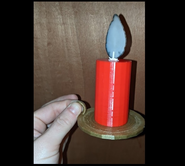 Crystal "Candle" Holder