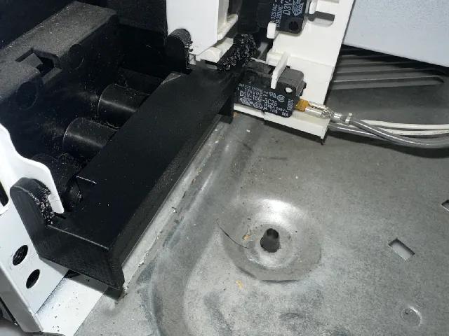 Sharp Microwave Door Open Lever MLEVPB016MRF1