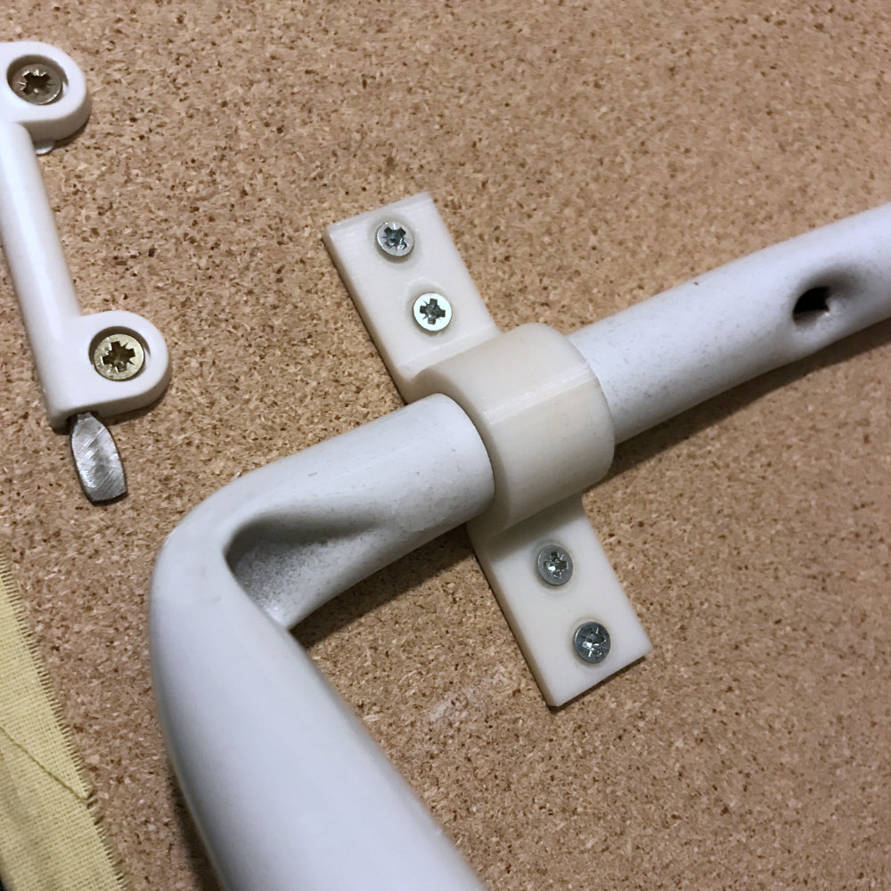 Rod clamp (Ironing board leg fix)