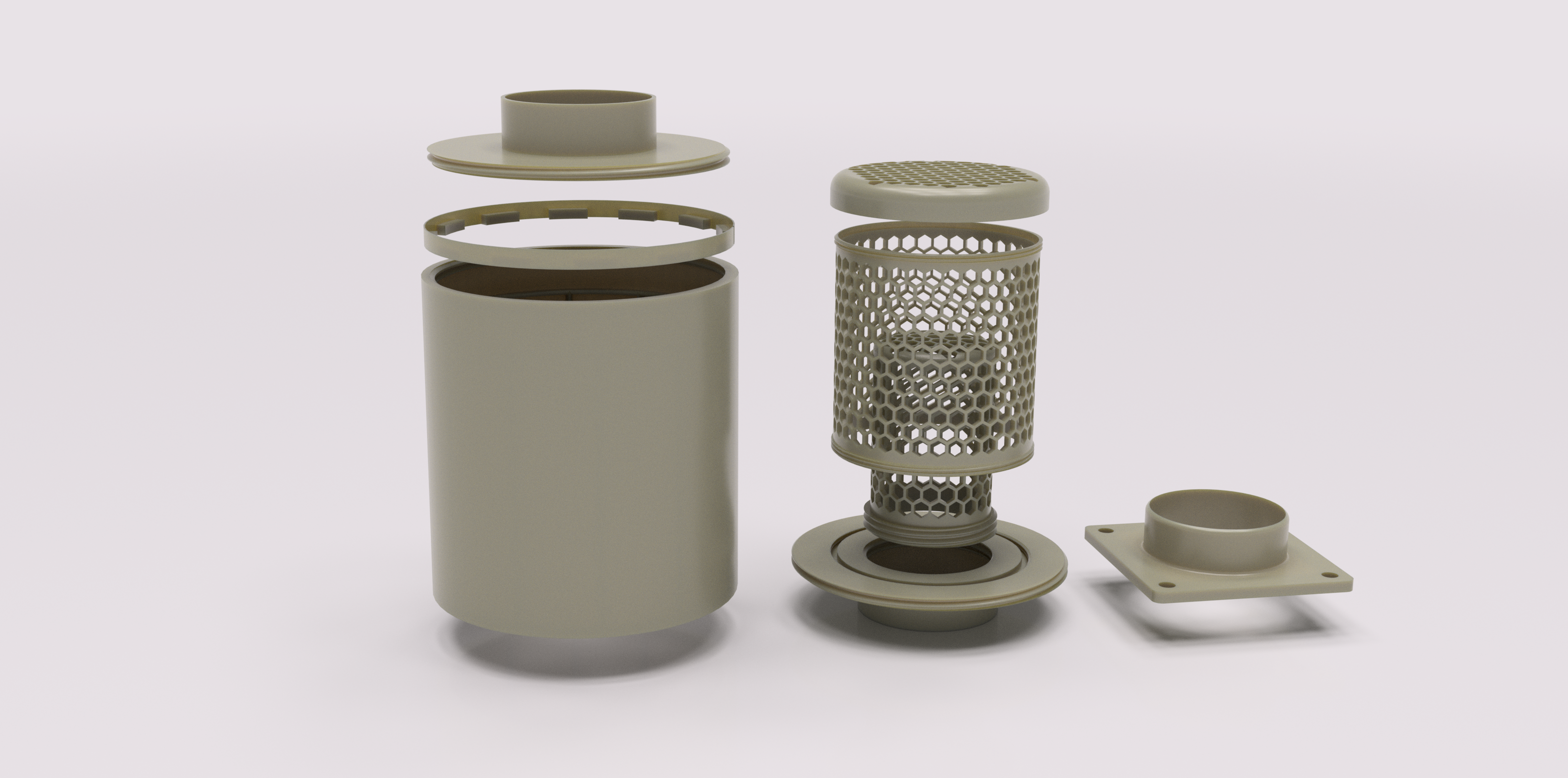 Inline Carbon Printer Filter