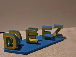 Deez Nuts Sign by GatorG | Download free STL model | Printables.com