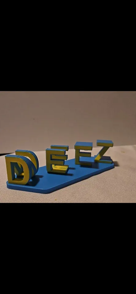 Deez Nuts Sign by GatorG | Download free STL model | Printables.com