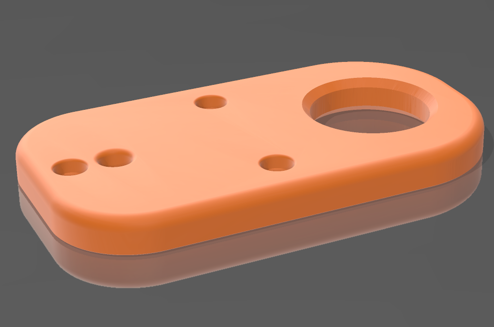 Flat muzzle piece for the Foxbat (for short barrels)