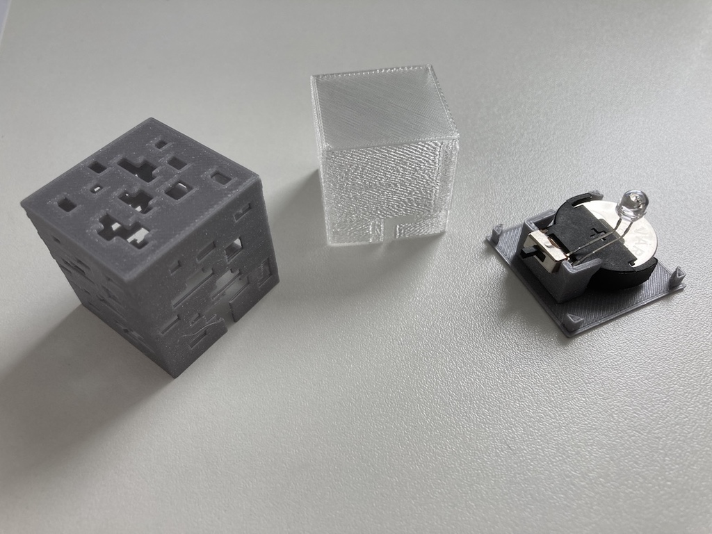 Miniatura 3 do modelo 3D Minecraft Ore mini LED lamp