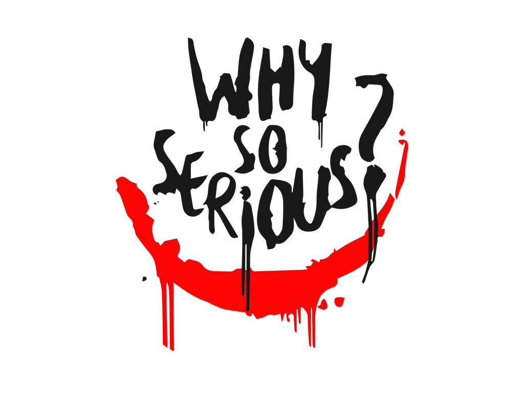 Dark Knight Joker "Why So Serious" Coaster