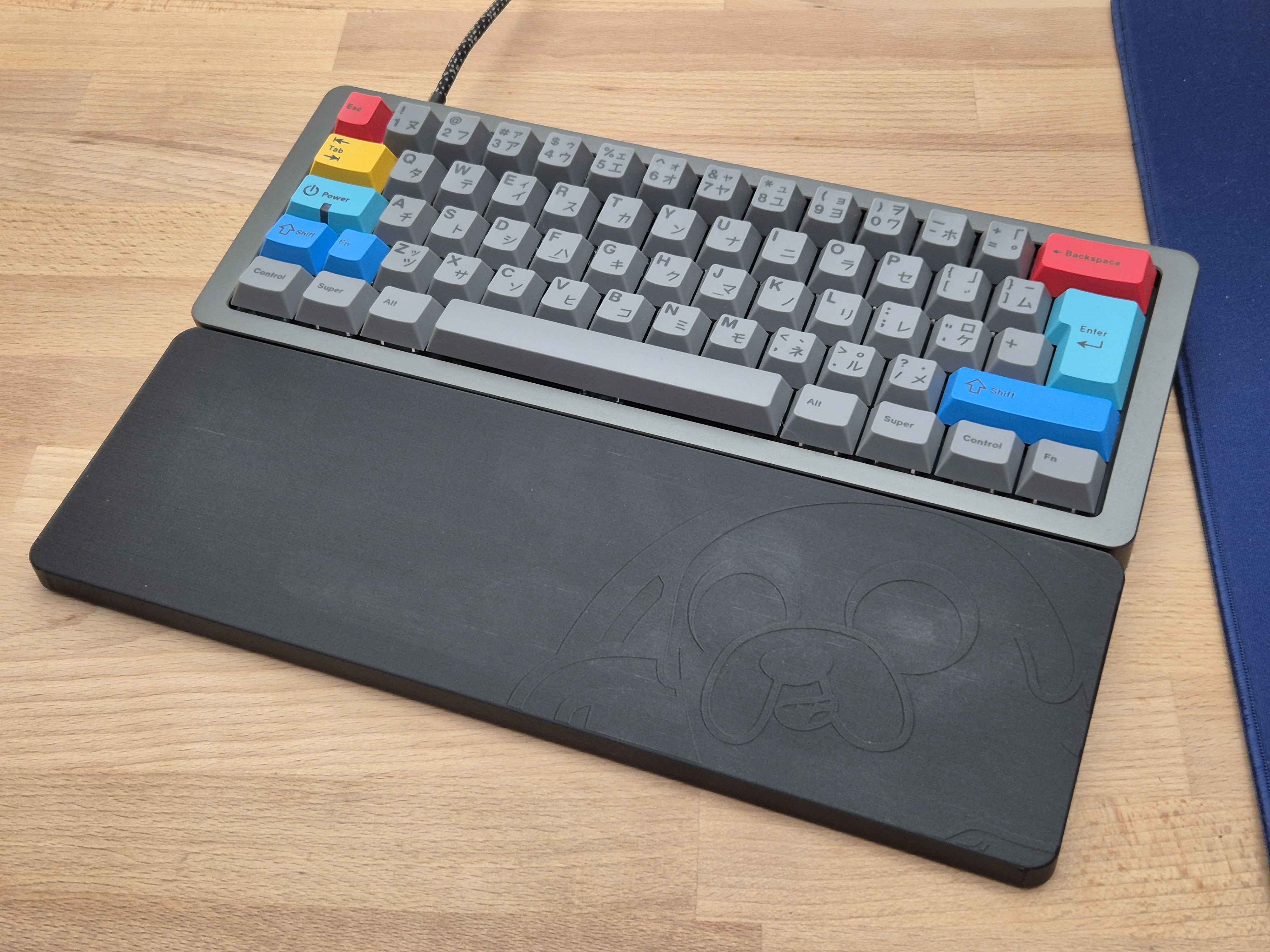 jakeu's Wooting 60HE Optimum Wrist Rest