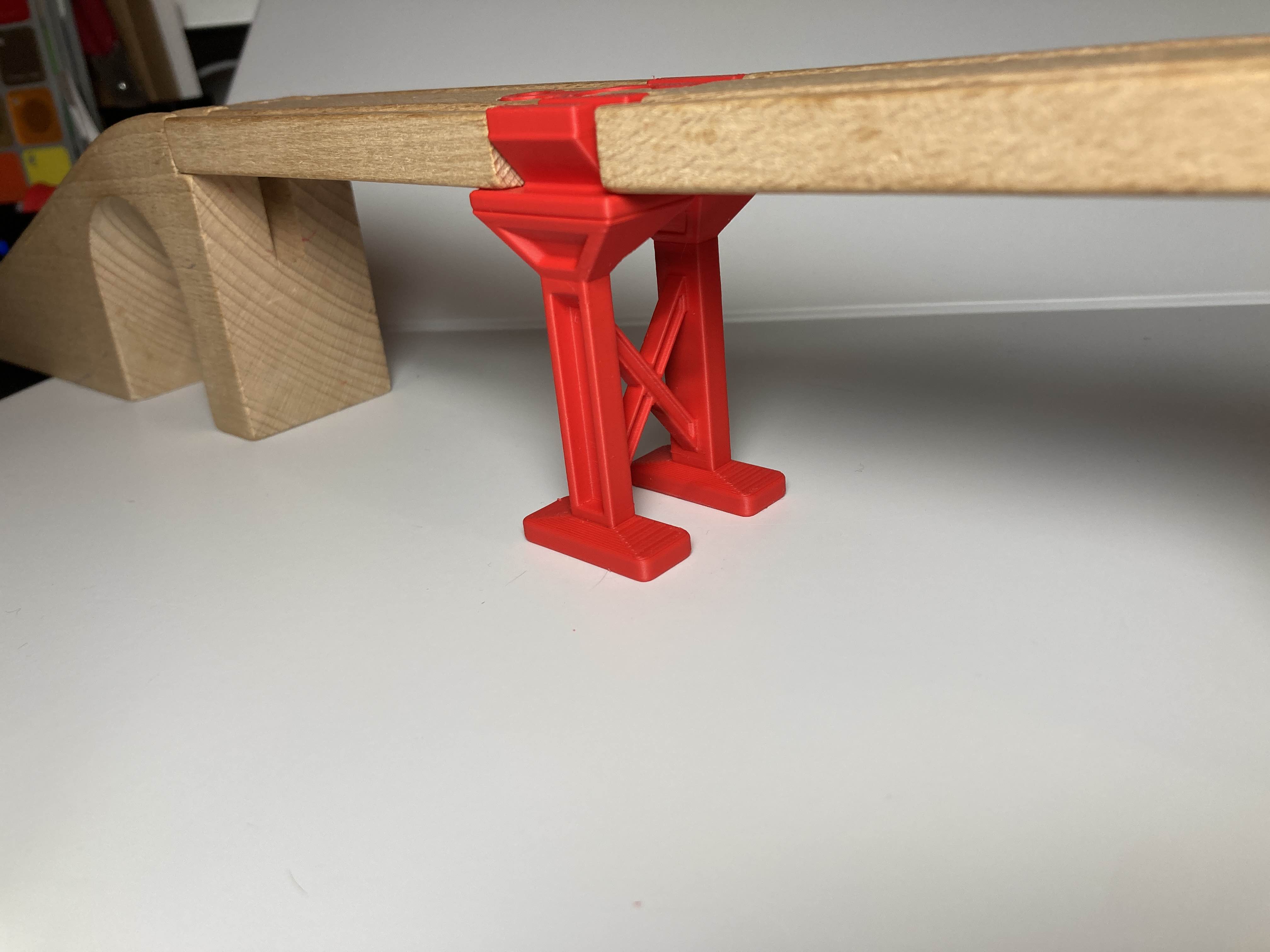 Skeleton Bridge Pillar for wooden train tracks (Brio/Ikea)