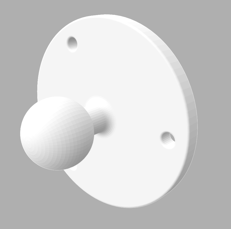 Reolink camera RAM adapter with 1" sphere
