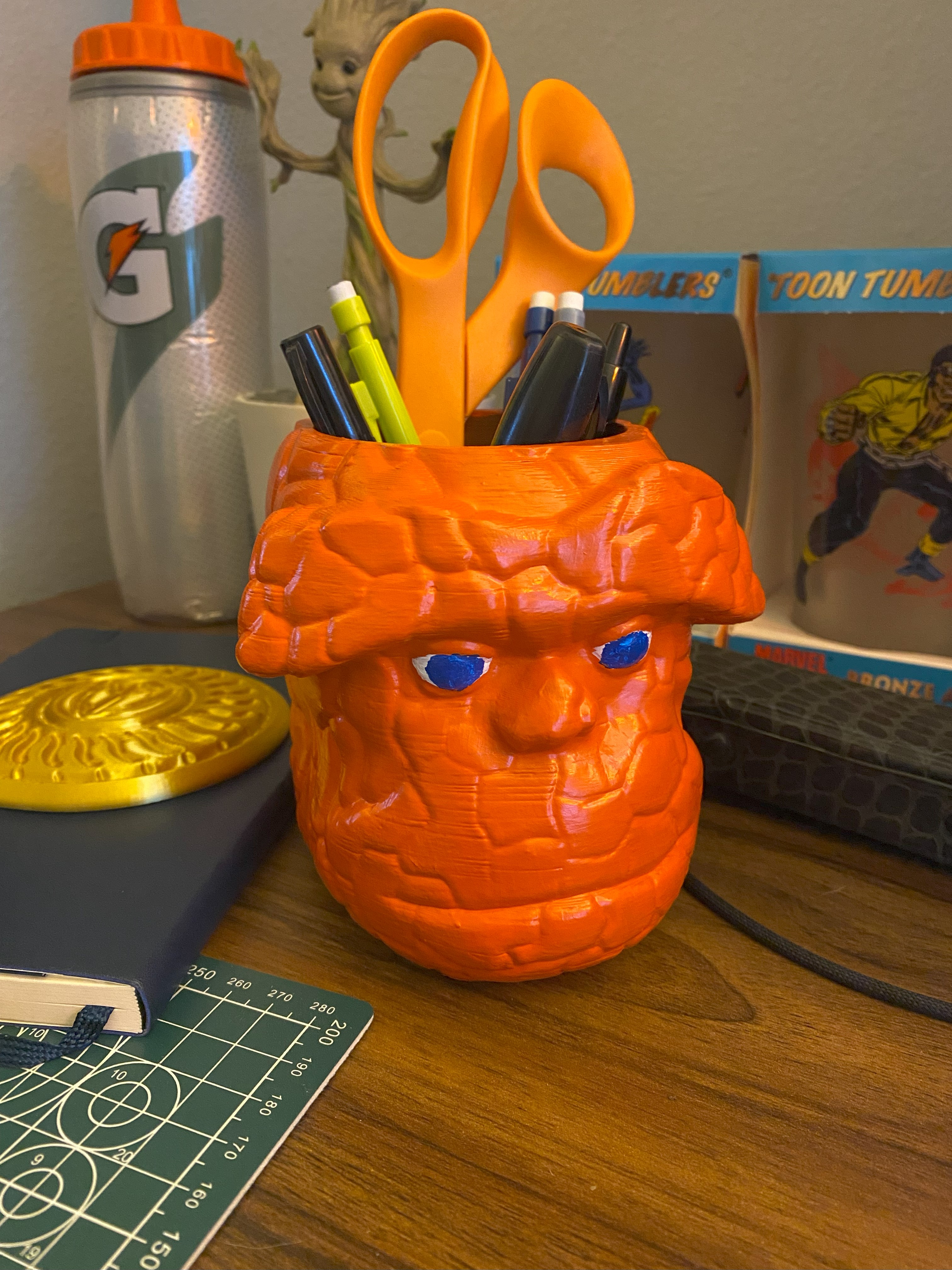 Pencil Holder The Thing Ben Grimm Head