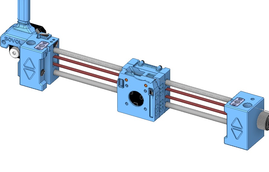Z and X gantry for the SV06 on Steroids
